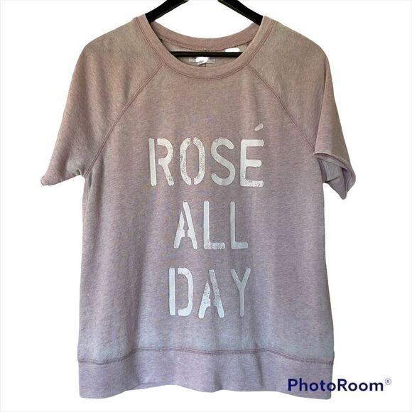 Light Faded Pink Rose All Day Short Sleeve Shirt - Picture 1 of 5